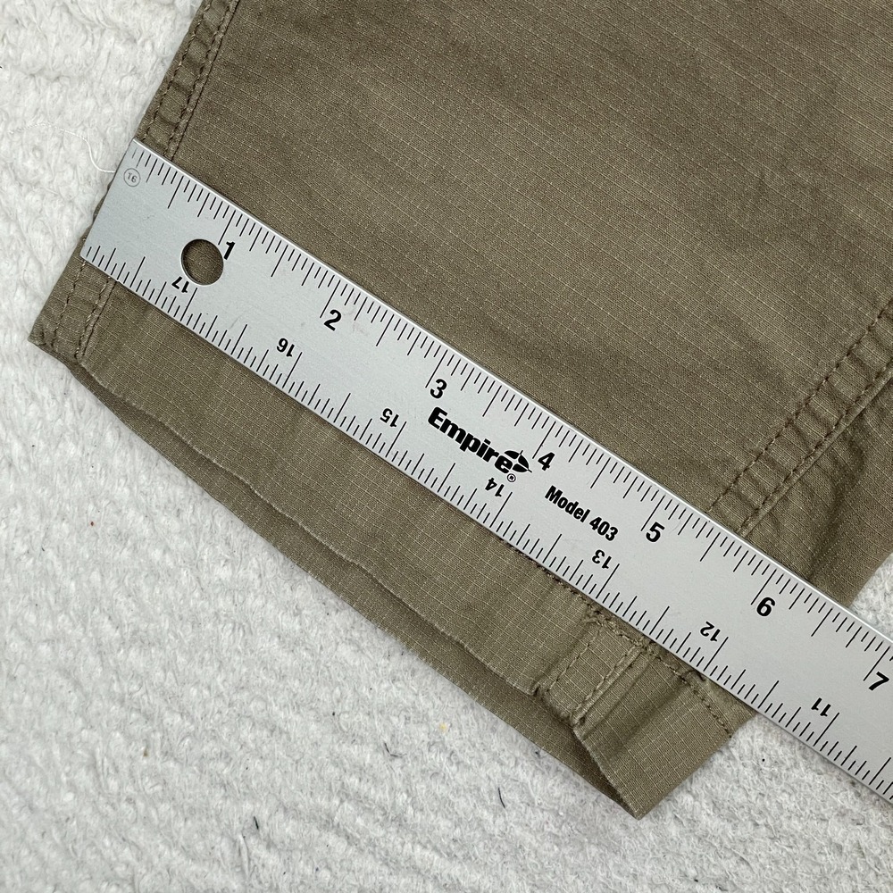 BYLT Pants Weekender Mens Large Brown Ripstop Cargo Drawstring 34x32 - Picture 3 of 11